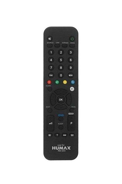 erorex HD Receiver Remote Control For TV Black