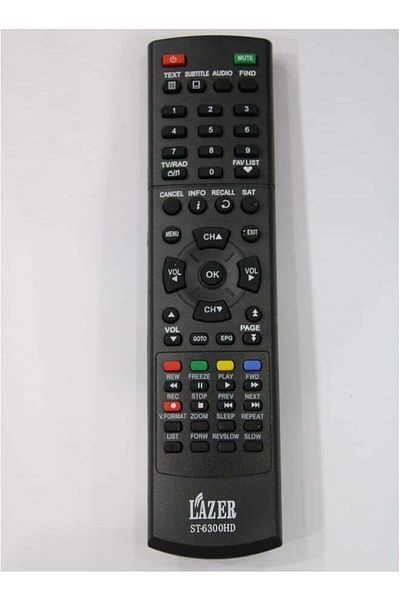 erorex Replacement Remote Controller For Receiver Lazer 6300Hd