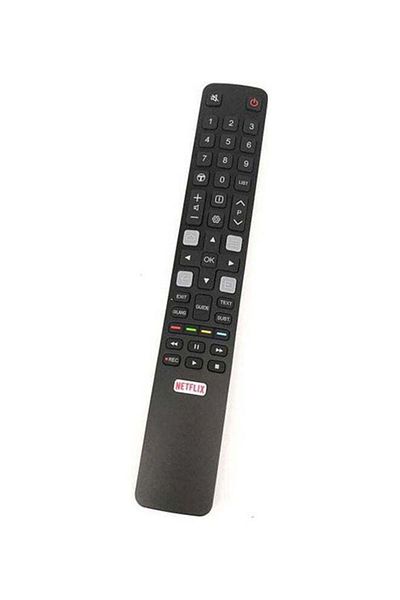 erorex Remote Control For Tcl 4K Screen Black