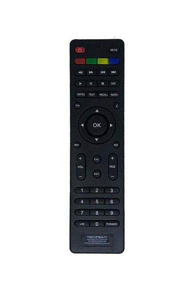 erorex Technosat Receiver Remote Control Black