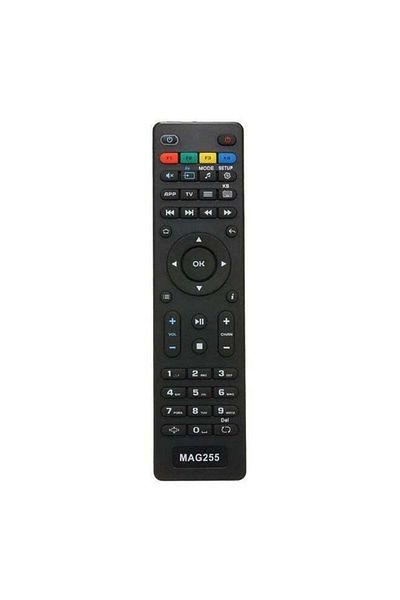 erorex Replacement TV Remote Controller For Mag 250 254 255 260 261 270 IPTV For Set Top Box Black