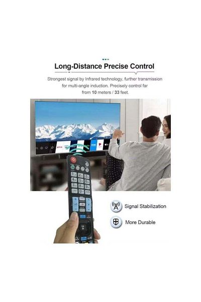 erorex HUAYU RM-L930+3 Universal Smart TV Remote Control Compatible with All LG Smart TV LCD LED 3D