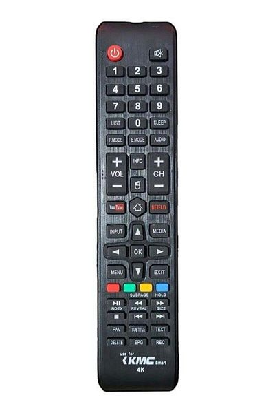 erorex KMC Smart TV LCD LED Remote | Replacement Remote Control For KMC Smart TV LCD LED