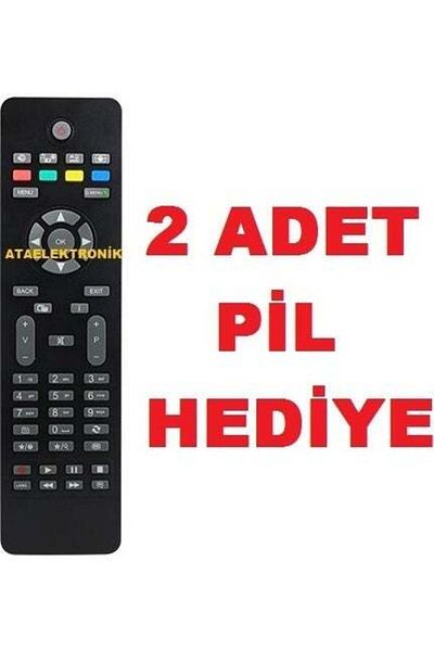erorex Seg LE22SAT227FHD-B تلفزيون LED عن بعد Vestel Seg Regal Seg 40SE8500 تلفزيون LED ذكي Pipokiq + 2 بطاريات