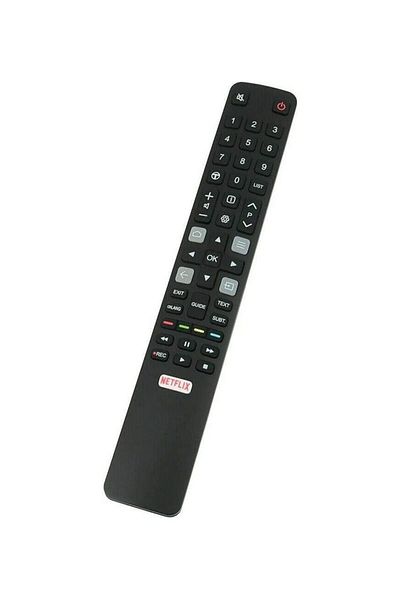 erorex جهاز تحكم عن بعد لأجهزة التلفاز TCL Smart، LCD، LED، أسود