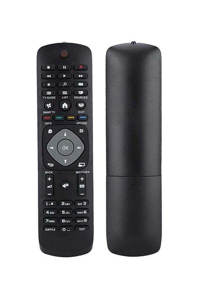 erorex Remote Control For Philips LCD, LED, Plasma, Smart TV Black