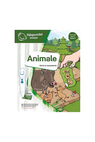 Raspundel Istetel Carte cu stickere Clever Answer - Animale