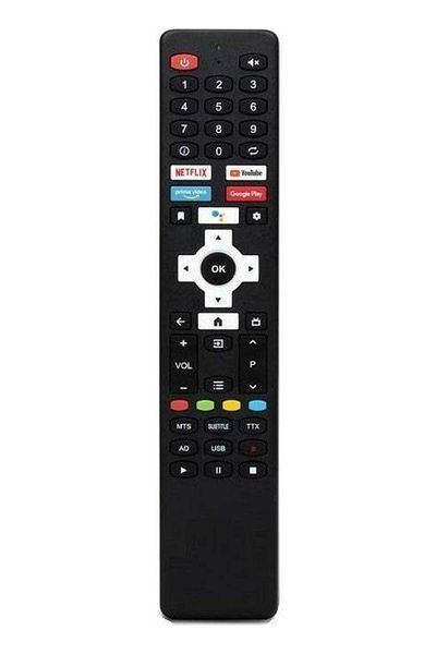 erorex Conti CT50AN100U Android TV Remote Control with Microphone and Voice Command