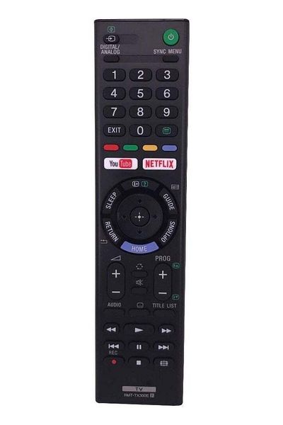 erorex جهاز تحكم عن بعد لتلفزيون Sony LCD LED مزود بزر Youtube وNetflix RM-L1370