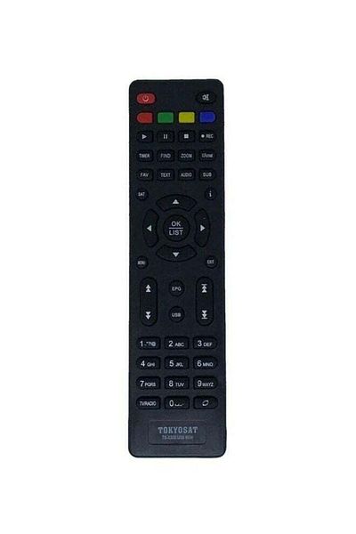 erorex Tv Remote Control Black