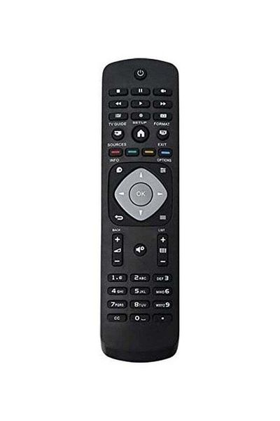 erorex Remote Control For Philips Lcd Led Smart Tv Black