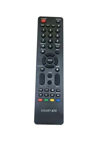 erorex Universal Infrared Tv Remote Control Black For Smart Atc Tvs