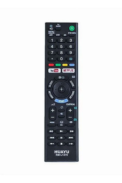 erorex Universal LCD And LED TV Remote Control Black