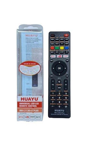 erorex Replacement Universal Remote Control For All LED LCD Smart TV Black (Setup Required)