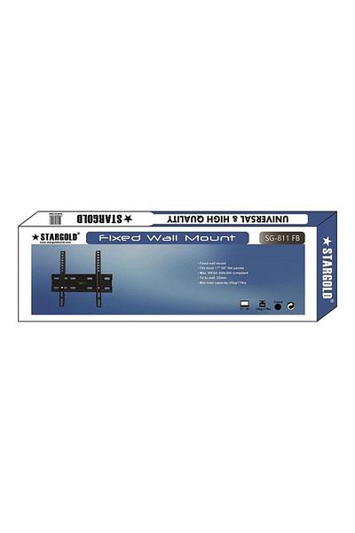 erorex Fixed Wall Mount Tv Bracket For 17"-50" Screens – Led, Lcd, Plasma, Black