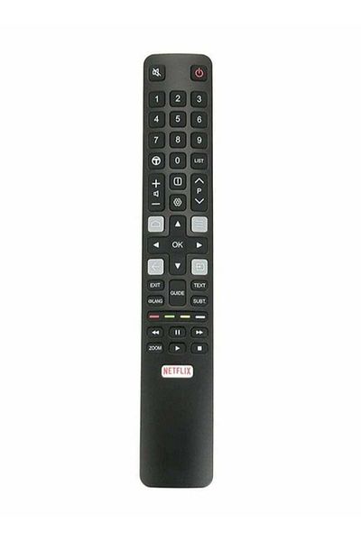 erorex جهاز التحكم عن بعد للشاشة TCL Allimity باللون الأسود