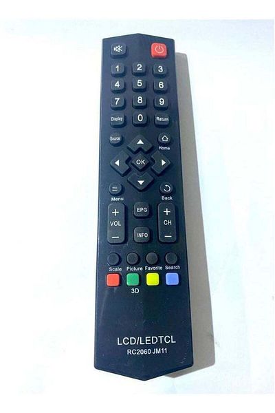 erorex Remote Control For TCL LED/LCD TV Black