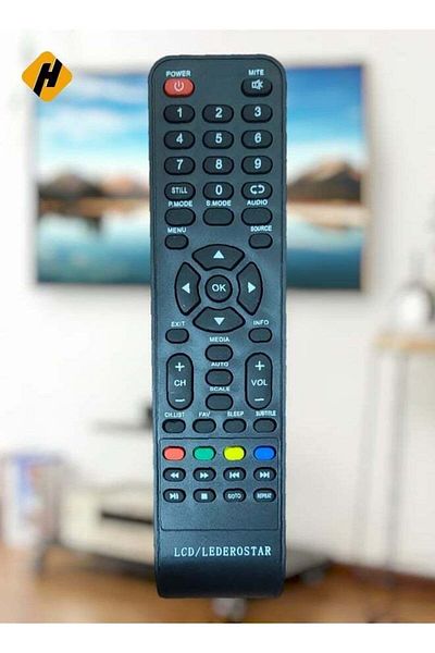 erorex Replacement Universal Remote Control Use For Erostar LED/LCD Smart TV Black
