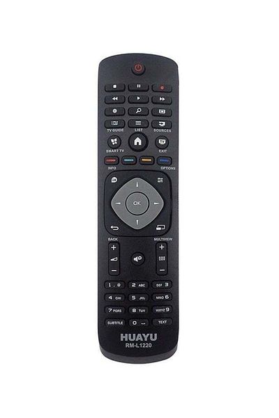 erorex Remote Control For All Philips Smart And Normal LCD/LED TV Black