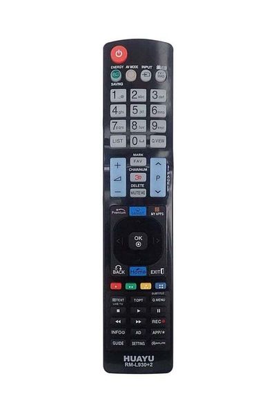 erorex Remote Control For LG TV Black