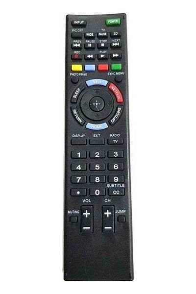 erorex Sony Compatible Red Netflix Button TV Remote