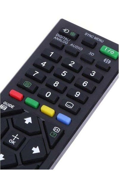 erorex Replacement Remote Control For Smart Sony Tv Kdl-32R420A Kdl-40R470A Kdl-46R470A Black