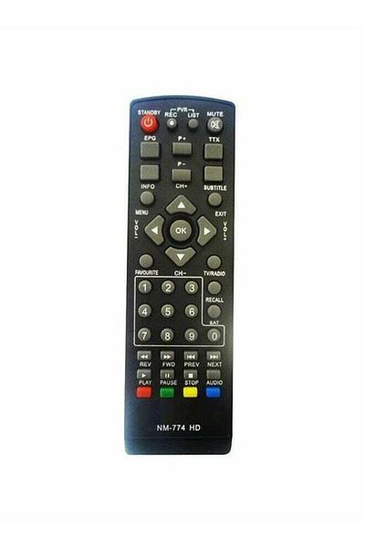 erorex New Max Receiver Remote Control Black