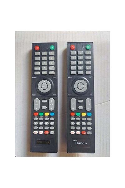 erorex جهاز تحكم عن بعد عالمي بديل لتلفزيون Tamco LED/LCD الذكي باللون الأسود