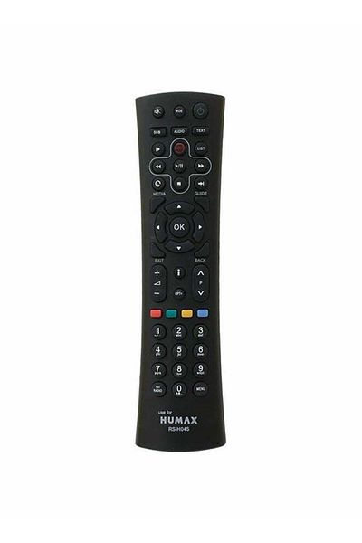 erorex جهاز تحكم عن بعد لجهاز استقبال هيوماكس OSN باللون الأسود