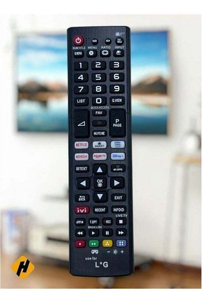 erorex Lg Replacement Universal Remote Control For Lg Led Lcd Smart Tv Black