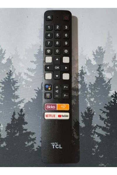 erorex New Replacement Infrared TV Remote Control for TCL LED Smart Televisions