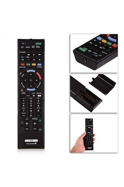 erorex Universal TV Remote Control For Sony Black