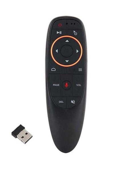 erorex 2.4Ghz Wireless Remote Control With Voice Control For Android Tv Box Black