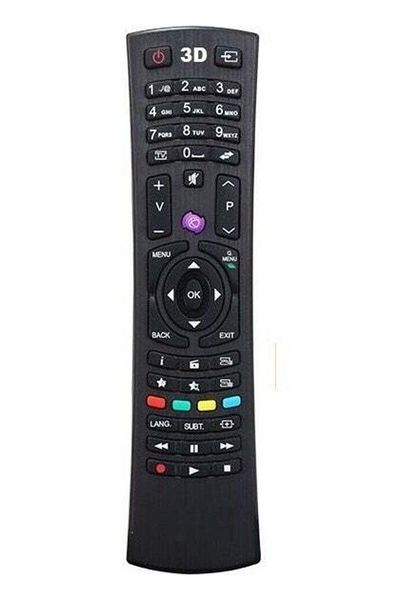 erorex جهاز تحكم عن بعد ذكي طويل المدى من فيستيل بشاشة LCD LED مع زر أرجواني قمري
