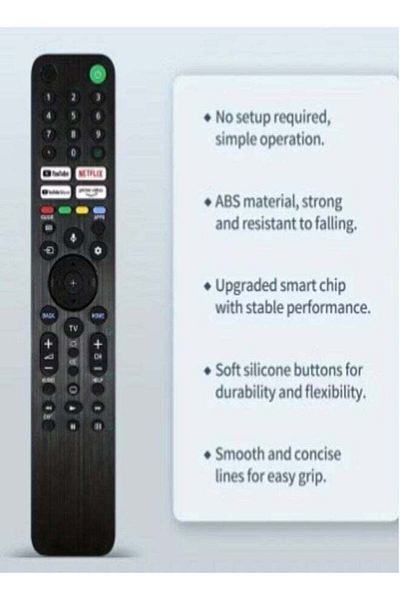 erorex جهاز التحكم عن بعد Rmf-Tx520P بديل لجهاز التحكم عن بعد للتلفزيون الذكي Sony للتلفزيون الذكي Xr 4K Ultra HD