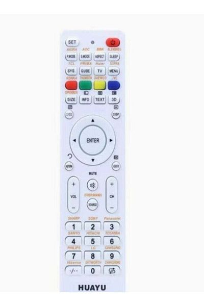 erorex Universal Remote Control For RmL1130+X Plus Tv Lcd Led Hdtv Smart Black