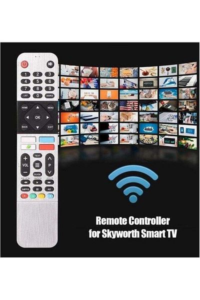 erorex New TV Remote Control 539C-268920-W010 Replacement Fit for Skyworth Android Smart TV