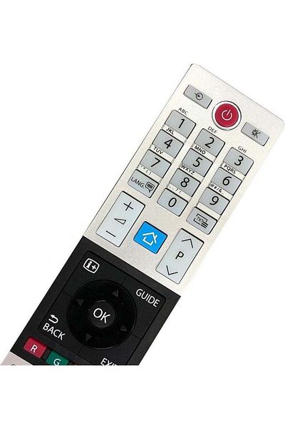 erorex Toshiba CT-8528 Compatible Smart LED TV Remote Control Rakuten TV Youtube Netflix with Button