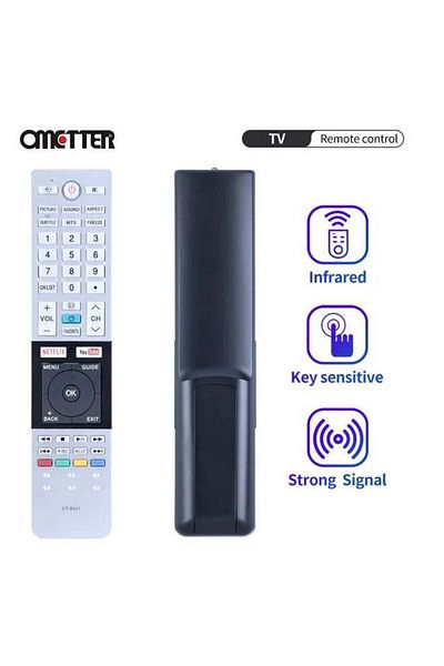 erorex CT-8521 مناسب لجهاز التحكم عن بعد لتلفزيون Toshiba LCD LED F40L3400 50L3400 CT8521