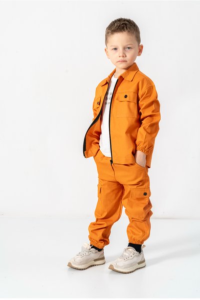 BT Baby Boys' Seasonal Gabardine Trousers Jacket Short Sleeve T-Shirt Triple Suit