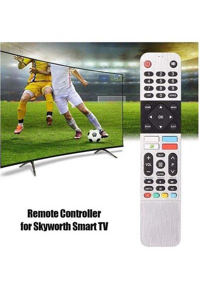 erorex New TV Remote Control 539C-268920-W010 Replacement Fit for Skyworth Android Smart TV