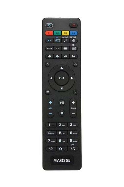 erorex Replacement Tv Remote Controller For Mag 250 254 255 260 261 270 Iptv For Set Top Box Black