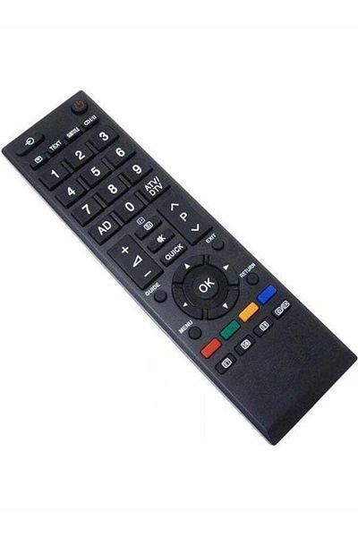 erorex Remote Control Suitable for Toshiba TVs Black