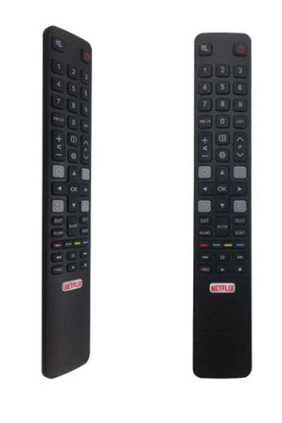 erorex جهاز التحكم عن بعد البديل RC802N من TCL لجهاز التحكم عن بعد المتوافق مع تلفزيون TCL الذكي