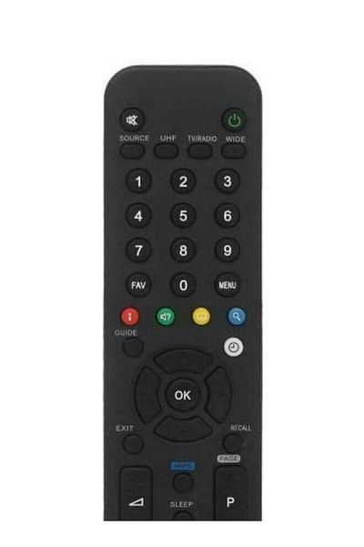 erorex Tv Remote Control For Humax Gezira Hd Receiver Black