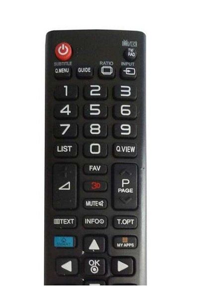 erorex Remote Control For LG TV Black