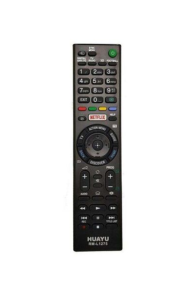 erorex Remote Control For Sony Smart TV Black