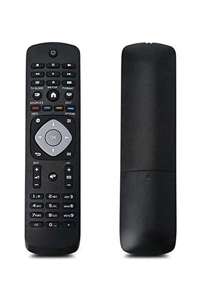 erorex Remote Control For Philips Lcd Led Smart Tv Black