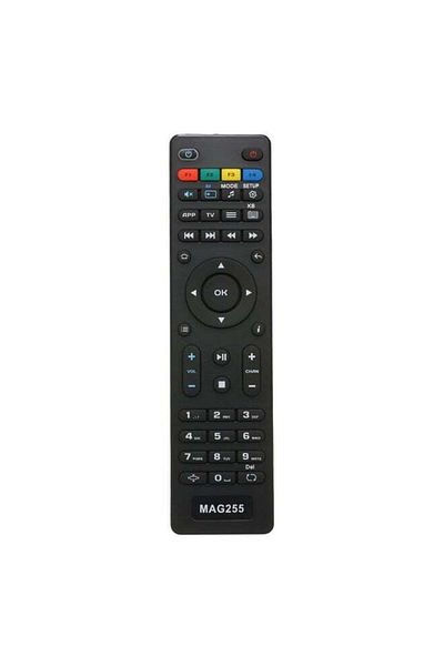 erorex Replacement Tv Remote Controller For Mag 250 254 255 260 261 270 Iptv For Set Top Box Black