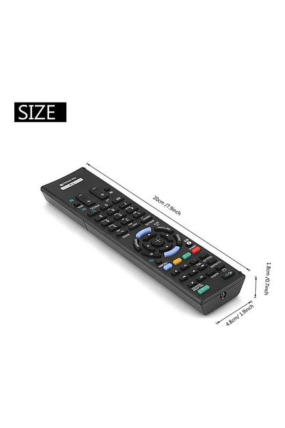 erorex Universal TV Remote Control Black